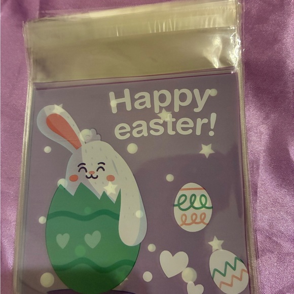 Lg Easte Bundle-Favor Bag (80) Lg Favor Bag (50) Door Cover-Basket Grass-Sticker - Picture 8 of 16